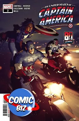 Buy United States Captain America #2 (2021) 1st Print Main Cover Marvel Comics • 4.25£
