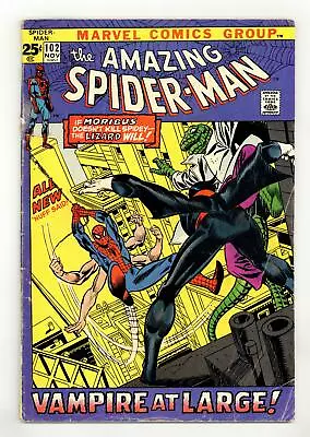 Buy Amazing Spider-Man #102 VG- 3.5 1971 • 32.98£