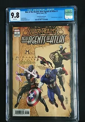 Buy War Of The Realms: New Agents Of Atlas #1 Camuncoli Variant CGC 9.8 3737281012 • 120£