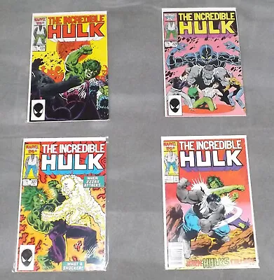 Buy INCREDIBLE HULK #326-329 Complete VF/NM 4 Issues 1986 Marvel Comics • 10.29£