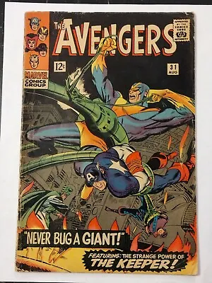 Buy Avengers #31  (1966)  5.0  Never Bug A Giant - Don Heck Cover! • 8.68£