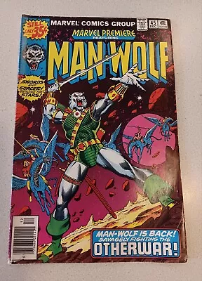 Buy MAN-WOLF / Marvel Premier Marvel Comics Vol. 1 #45 Dec 1978 • 12.06£