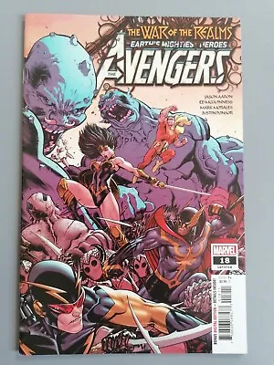 Buy AVENGERS (2018) #18 (WAR OF THE REALMS TIE-IN!) - Regular Cover - New Bagged  • 3.50£