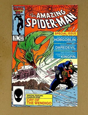 Buy Amazing Spider-Man 277 (FVF) Wendigo, Kingpin, Daredevil! 1986 Marvel Comic X250 • 8£