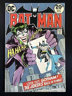 Buy Batman #251 Classic Neal Adams Joker Cover Bronze Age Comics 1st Print Fine *A4 • 316.24£
