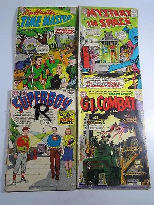 Buy DC Silver 4 Issue Lot-GI Combat 111,Rip Hunter 22,Superboy 98,Mystery Space 102 • 19.16£