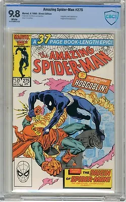 Buy Amazing Spider-Man #275 CBCS 9.8 NMMT White Pgs 4/86  Giant Sized, Hobgoblin, Ro • 205.87£