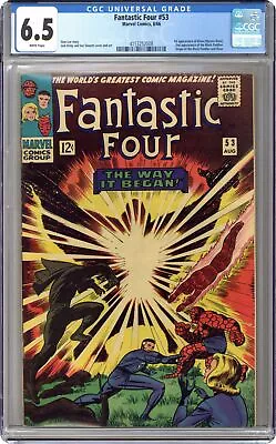 Buy Fantastic Four #53 CGC 6.5 1966 4153252008 2nd App. Black Panther • 131.92£