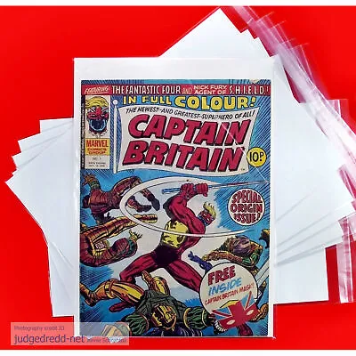 Buy Captain Britain UK Comic Boards Size7. For A4 218 X 305mm 8.58 X 12.01In  . • 11.99£