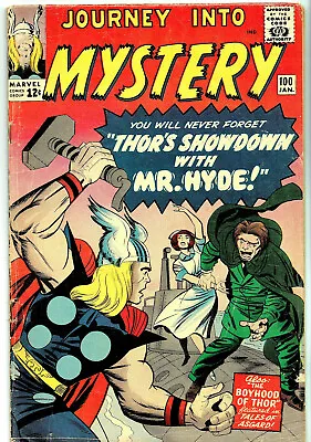 Buy Journey Into Mystery #100 / Thor (Jan 1964) Don Heck Art, Jack Kirby Art  • 72.49£