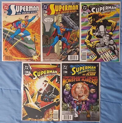 Buy Superman The Man Of Steel (1991) #81,82,83,84,85 NM • 8.04£