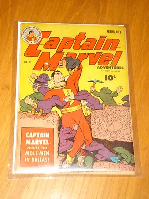 Buy Captain Marvel Adventures #32 Vg (4.0) 1944 February Fawcett* A • 71.99£