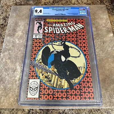 Buy 1988 Amazing Spider-Man 300 CGC 9.4. 1st Appearance Of Venom White Pages • 500.37£