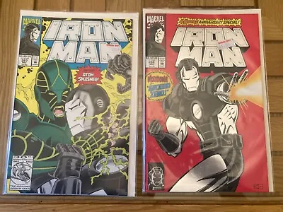 Buy Iron Man #287-288(Foil Cover) War Machine  1992 Marvel Comics • 15£