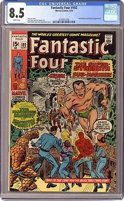 Buy Fantastic Four #102 CGC 8.5 1970 4259921006 • 130.14£