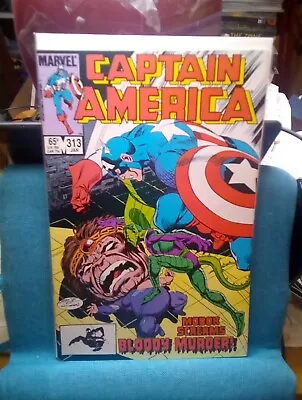 Buy Captain America #313A, Death Of M.O.D.O.K., 1985, John Byrne • 7.94£