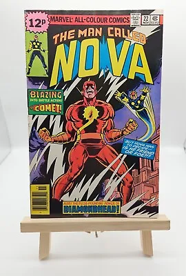 Buy Nova #22: Vol.1, UK Price Variant, 1st Full App Of Comet! Marvel Comics (1978) • 3.96£