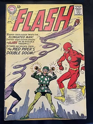 Buy The Flash #138 DC Comics 1963 | FN + | Pied Piper Elongated Man • 22.13£