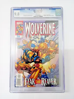 Buy Wolverine #141 Fear The Reaver CGC 9.8 Generation X Marvel Comic • 54.99£