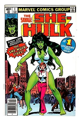 Buy THE SAVAGE SHE HULK #1  VF+ (8.5) NEWSSTAND, 1ST APP And ORIGIN (SHIPS FREE)* • 139.80£