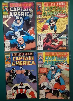Buy Job Lot Captain America #374-5 377-8 V Daredevil / Bullseye /Kingpin V Red Skull • 4.50£