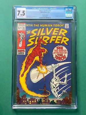 Buy Silver Surfer #15 UK Price Variant CGC 7.5 (4/70) Battle With Human Torch • 239.99£