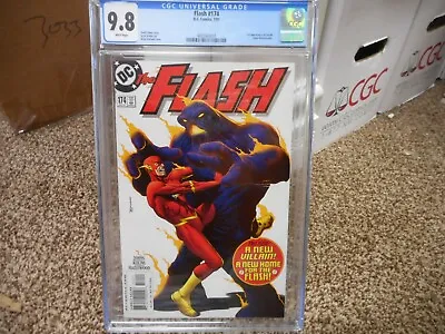 Buy Flash 174 Cgc 9.8 DC 2001 1st Appearance Of Tar Pit WHITE Pgs NM MINT Bollard Co • 103.93£
