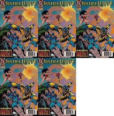Buy Justice League America #87 Newsstand Cover (1989-1996) DC Comics - 5 Comics • 30.46£
