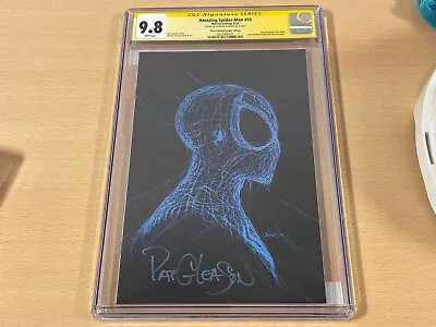 Buy Amazing Spider-Man #55 CGC Signature Series 9.8 SPENCER PAT GLEASON BLUE COVER • 99.99£