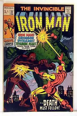 Buy Iron Man (Vol 1) #  22 (FN+) (Fne Plus+) Price VARIANT RS003 Marvel Comics ORIG • 32.24£