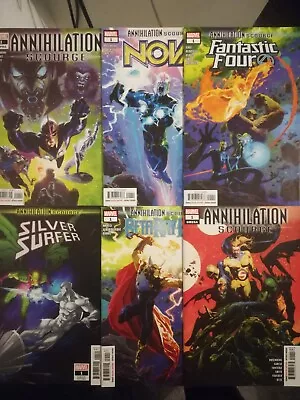 Buy Annihilation Scourge #1 (Complete) - Nova Fantastic Four Silver Surfer Beta Ray  • 15.99£