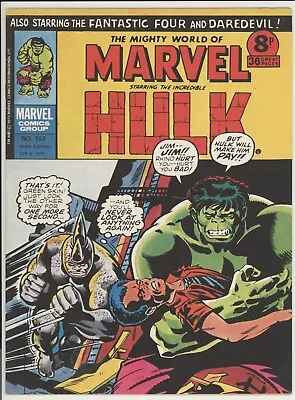 Buy Mighty World Of Marvel #153 - 8 Pence Issue - Hulk - Daredevil - Fantastic Four • 8.71£