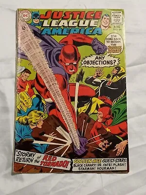 Buy Justice League Of America 64 (DC, 1964) KEY 1st App And Origin Of Red Tornado FN • 51.45£