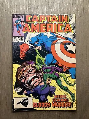 Buy Captain America #313 Direct 1985 Serpent Society Kills MODOK ~ Marvel Comics • 5.56£
