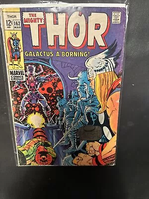 Buy Thor #161 & #162 Galactus Stan Lee Jack Kirby Art 1969 • 111.22£
