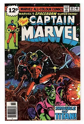 Buy Captain Marvel Vol 1 No 59 Nov 1978 (VFN/NM) (9.0) Bronze Age • 12.99£
