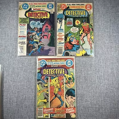 Buy Detective Comics Batman DC Lot 488 489 491 Newsstand 1980 • 19.67£