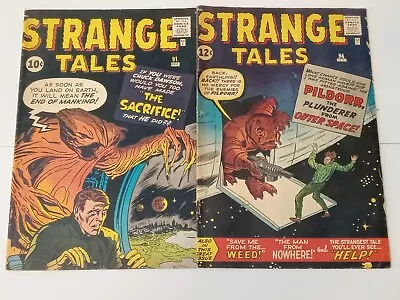 Buy Strange Tales #94 (Mar, 1962) Strange Tales #91 ( Dec, 1961) VG • 126.15£