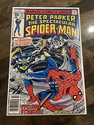 Buy Spectacular Spider-Man #23 Marvel Comics 1978 VF Moon Knight App • 5.91£