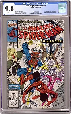 Buy Amazing Spider-Man #340 CGC 9.8 1990 3889536016 • 106.64£