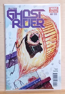 Buy All-New Ghost Rider #1 Del Mundo Variant (2014) KEY First Robbie Reyes NM Unread • 20£