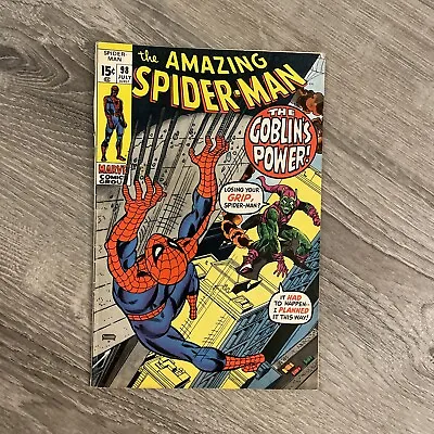 Buy Amazing Spider-Man #98 (July 1971, Marvel) No Comic Code - Drug Use • 70.34£