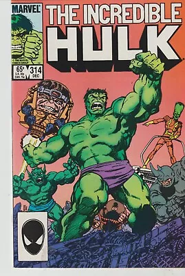 Buy Marvel Comics Incredible Hulk #314 (1985) 1st Print F • 13.95£