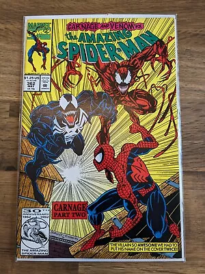 Buy Marvel Amazing Spiderman #362 1992 - Key 2nd App Carnage - High Grade 1st Print • 36£
