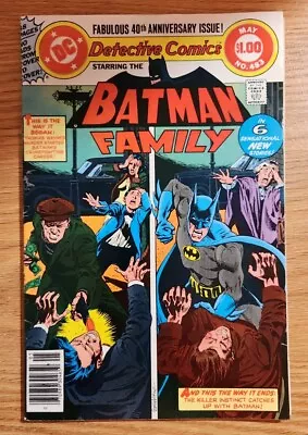 Buy Detective Comics #483 Batman Family 1st Maxie Zeus 40th Anniversary Issue 1979 • 11.99£