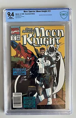 Buy Marc Spector : Moon Knight #21 - CBCS 9.4 , Spider-Man, Moon Knight , Punisher • 65£