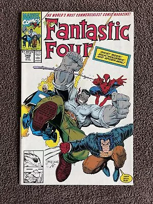Buy FANTASTIC FOUR #348 (Marvel, 1991) Art Adams ~ New FF: Hulk, Spidey, Wolv & GR • 10.42£