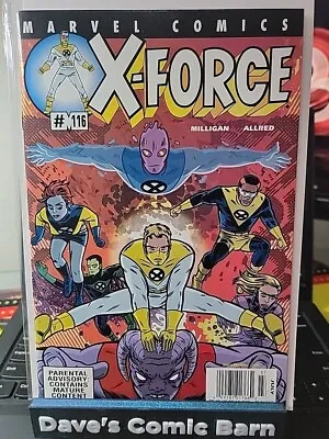 Buy X-Force #116 Newsstand! 1st App & Death Of Zeitgeist! 1st U-Go Girl, DOOP, KEY! • 26.29£