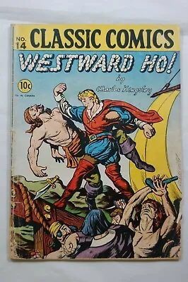 Buy Classics Illustrated Comics #14 Westward Ho Hrn 13 9/43 (o) Vg-/vg • 264.10£