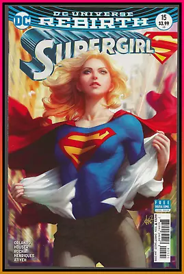 Buy Supergirl #15 (2018) Artgerm Variant Dc Comics 9.4 Nm • 4.77£